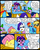 Size: 827x1025 | Tagged: safe, artist:metal-kitty, applejack, fluttershy, pinkie pie, rainbow dash, rarity, spike, twilight sparkle, comic:mlp project, g4, bandage, comic, crying, hospital, injured