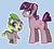 Size: 315x284 | Tagged: safe, artist:emlan, spike, twilight sparkle, g4, barb, barbabetes, cute, dusk shine, rule 63, rule63betes, unicorn dusk shine