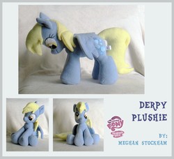 Size: 968x883 | Tagged: safe, artist:puffcloud, derpy hooves, pegasus, pony, g4, female, irl, mare, photo, plushie, solo