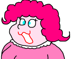 Size: 747x597 | Tagged: safe, pinkie pie, human, g4, fat, humanized, ms paint