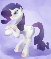 Size: 900x1038 | Tagged: safe, artist:justicebustedus, rarity, pony, g4, solo