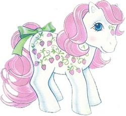 Size: 300x277 | Tagged: artist needed, safe, sugarberry, earth pony, pony, g1, bow, female, mare, solo, tail, tail bow