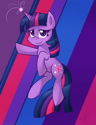 Size: 1565x2049 | Tagged: dead source, safe, artist:php92, twilight sparkle, pony, g4, female, magic, solo