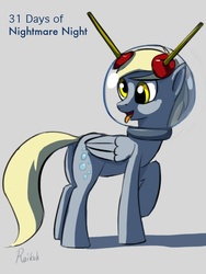 Size: 600x800 | Tagged: safe, artist:grissaecrim, derpy hooves, pegasus, pony, g4, 31 days of nightmare night, female, mare