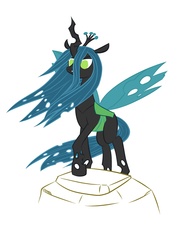 Size: 1600x2263 | Tagged: safe, artist:dragonfunk7, queen chrysalis, changeling, changeling queen, g4, female, wip