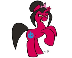 Size: 900x720 | Tagged: dead source, safe, artist:gamebuddy123, avatar the last airbender, azula, ponified