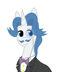 Size: 600x700 | Tagged: safe, artist:thedeseasedcow, fancypants, pony, g4, bust, clothes, male, monocle, simple background, solo, transparent background