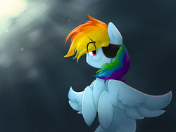 Size: 800x600 | Tagged: safe, artist:ruby-sunrise, rainbow dash, g4, eyepatch, pirate