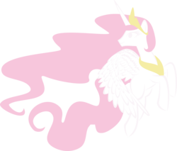 Size: 4818x4113 | Tagged: safe, artist:up1ter, princess celestia, alicorn, pony, g4, absurd resolution, female, hooves, horn, jewelry, mare, minimalist, pink-mane celestia, regalia, simple background, solo, tiara, transparent background, wings