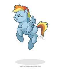 Size: 1132x1288 | Tagged: safe, artist:almairis, rainbow dash, g4, filly