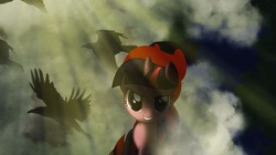 Size: 3300x1853 | Tagged: safe, artist:metadragonart, twilight sparkle, g4, death note, solo