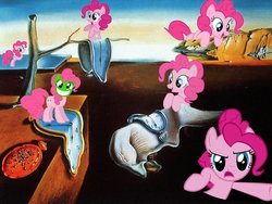 Size: 1024x768 | Tagged: safe, pinkie pie, g4, salvador dalí, surreal, the persistence of memory