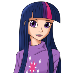 Size: 6000x6000 | Tagged: safe, artist:johnjoseco, artist:mamandil, twilight sparkle, human, g4, absurd resolution, humanized, simple background, solo, transparent background
