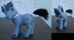 Size: 1003x552 | Tagged: dead source, safe, artist:crowmaiden, pony, g3, customized toy, doll, fella, irl, photo, solo, toy