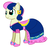 Size: 2203x2116 | Tagged: safe, artist:krekka01, bon bon, sweetie drops, earth pony, pony, g4, clothes, dress, female, gala, gala dress, implied lesbian, implied lyrabon, implied shipping, mare