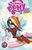 Size: 413x640 | Tagged: safe, artist:amy mebberson, idw, official comic, fluttershy, rainbow dash, pony, friendship is magic #1, g4, my little pony: friendship is magic (idw), official, atomic rainboom, comic, cover, idw advertisement