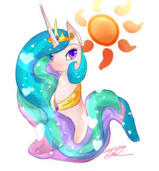 Size: 3295x3534 | Tagged: safe, artist:zebradezaz, princess celestia, pony, g4, female, solo