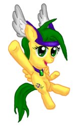 Size: 900x1432 | Tagged: safe, artist:jay6-the-canadian, oc, oc only, oc:jade, pegasus, simple background, super filly adventure, transparent background