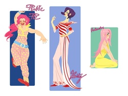 Size: 1444x1088 | Tagged: safe, artist:french-teapot, fluttershy, pinkie pie, rarity, human, g4, humanized