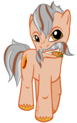 Size: 400x640 | Tagged: safe, artist:alevgor, oc, oc only, oc:pepper spice, pony, a world renewed, solo