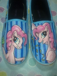 Size: 2448x3264 | Tagged: safe, artist:acryilicolt, pinkie pie, g4, customized toy, irl, photo, shoes