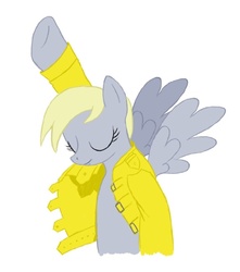 Size: 505x571 | Tagged: safe, artist:voodoo-tiki, derpy hooves, pegasus, pony, g4, female, freddie mercury, mare, ponified meme