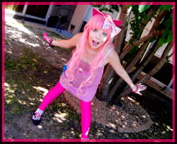 Size: 844x688 | Tagged: safe, artist:nyahproductions, pinkie pie, human, g4, cosplay, irl, irl human, photo, solo