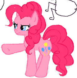 Size: 364x367 | Tagged: safe, pinkie pie, earth pony, pony, g4, female, flockdraw, solo