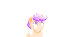 Size: 801x481 | Tagged: safe, artist:hipster-ponies, scootaloo, pony, g4, female, flockdraw, solo, wings