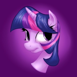 Size: 1000x1000 | Tagged: safe, artist:my-magic-dream, twilight sparkle, pony, g4, female, smiling, solo