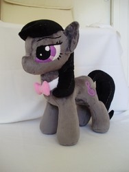 Size: 1200x1600 | Tagged: safe, artist:janedoe, octavia melody, earth pony, pony, g4, bowtie, irl, photo, plushie, solo