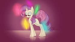 Size: 1920x1080 | Tagged: safe, artist:princesscadenza, rarity, pony, g4, solo, wallpaper