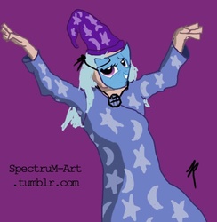 Size: 492x504 | Tagged: safe, artist:spectrum, trixie, human, g4, 30 minute art challenge, costume, hand