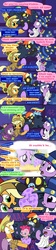 Size: 922x4151 | Tagged: safe, artist:peppersupreme, applejack, pinkie pie, rainbow dash, spike, twilight sparkle, dragon, hybrid, pegasus, pony, unicorn, g4, comic, egg, female, male, mare, nightmare night, offspring, xk-class end-of-the-world scenario