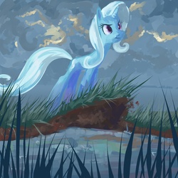 Size: 2000x2000 | Tagged: dead source, safe, artist:my-magic-dream, trixie, pony, unicorn, g4, female, mare, solo