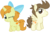 Size: 745x484 | Tagged: safe, artist:heartinarosebud, pound cake, pumpkin cake, pegasus, pony, unicorn, baby cakes, g4, bow, cake twins, colt, female, filly, hair bow, male, older, older pound cake, older pumpkin cake, one eye closed, siblings, twins, wink