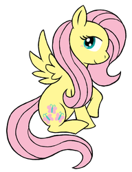 Size: 438x569 | Tagged: safe, artist:darlimondoll, fluttershy, pony, g4, female, solo