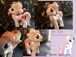 Size: 1632x1224 | Tagged: safe, artist:sakusay, nurse redheart, pony, g4, irl, photo, plushie, solo