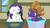 Size: 5760x3240 | Tagged: safe, artist:beavernator, rarity, steven magnet, pony, sea serpent, serpent, unicorn, g4, babity, baby, baby pony, cute, diaper, duo, duo male and female, female, filly, filly rarity, foal, magnetbetes, male, pram, raribetes, younger