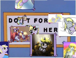 Size: 452x346 | Tagged: safe, derpy hooves, dinky hooves, pegasus, pony, g4, do it for her, exploitable meme, female, male, mare, meme, the simpsons