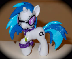 Size: 2705x2217 | Tagged: safe, artist:macx5, dj pon-3, vinyl scratch, pony, unicorn, g4, brushable, customized toy, cutie mark, female, hooves, horn, irl, mare, photo, solo, sunglasses, toy