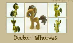 Size: 850x500 | Tagged: safe, artist:stealthyclaw, doctor whooves, time turner, earth pony, pony, g4, brushable, customized toy, irl, photo, solo, toy