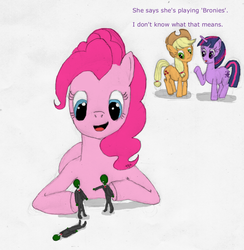 Size: 900x924 | Tagged: safe, applejack, pinkie pie, twilight sparkle, g4, humie