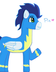 Size: 612x792 | Tagged: safe, artist:verminshy, soarin', g4, pie