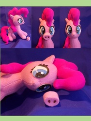 Size: 657x876 | Tagged: safe, artist:mantaro85, pinkie pie, pig, pony, g4, irl, photo, pig nose, piggie pie, plushie, solo