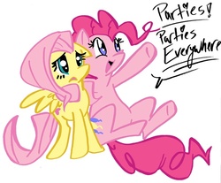 Size: 603x500 | Tagged: safe, artist:rileyboi, fluttershy, pinkie pie, g4, x x everywhere