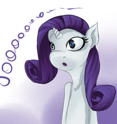 Size: 528x556 | Tagged: safe, artist:insanitylittlered, rarity, pony, g4, female, oooooh, solo