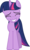 Size: 3346x5500 | Tagged: safe, artist:xpesifeindx, twilight sparkle, pony, unicorn, a bird in the hoof, g4, my little pony: friendship is magic, female, happy, horn, milestone, simple background, smiling, solo, transparent background, unicorn twilight, vector, x0000 milestone