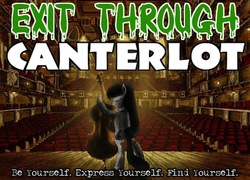 Size: 540x389 | Tagged: safe, octavia melody, fanfic:exit through canterlot, g4, fanfic, fanfic art, stage