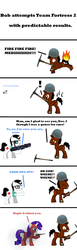 Size: 1000x3250 | Tagged: safe, rarity, oc, oc:bob, g4, disease not alicorn, medic, medic (tf2), soldier, soldier (tf2), spy, spy (tf2), team fortress 2